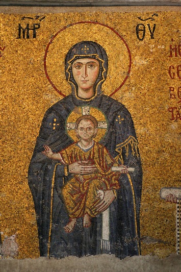 Icon - Mary in Hagia Sophia