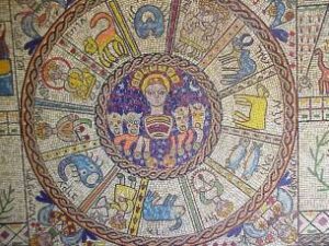 Zodiac - Synagogue Mosaic on Mt. Carmel