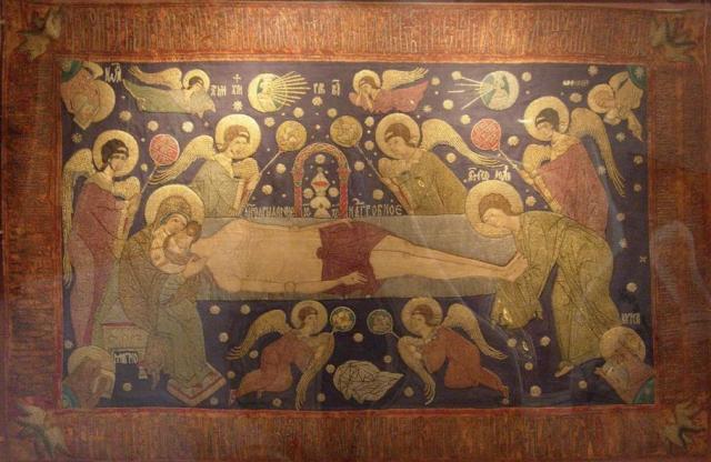 Burial of Christ icon